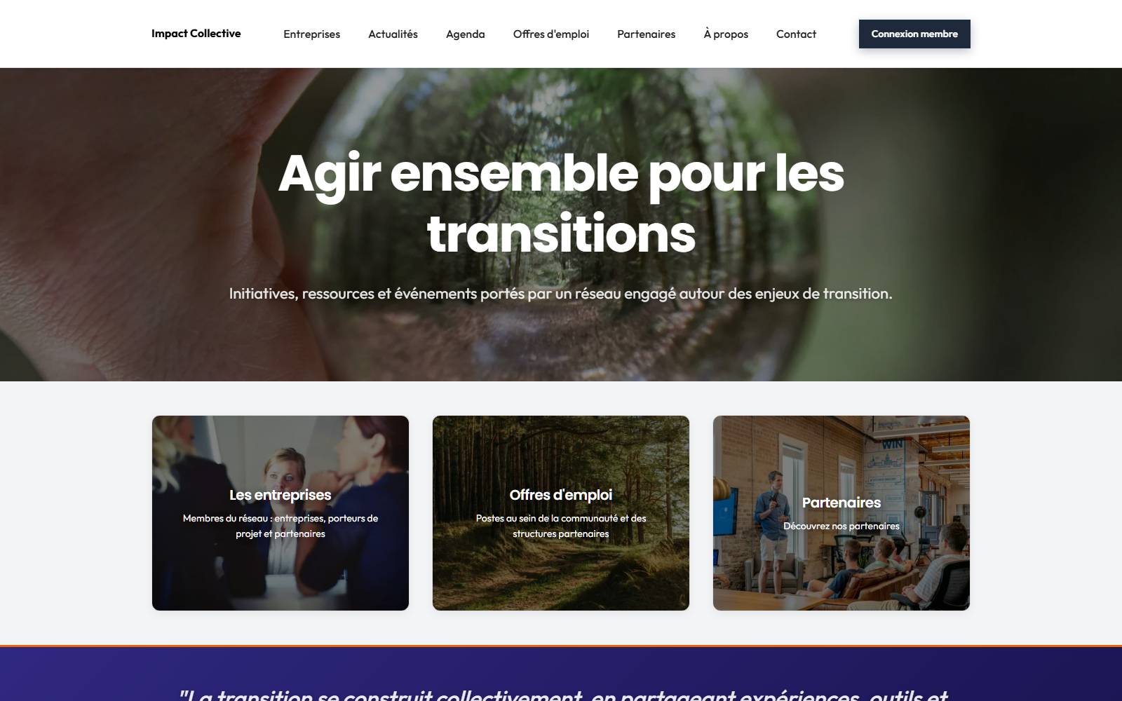 Réseau transitions