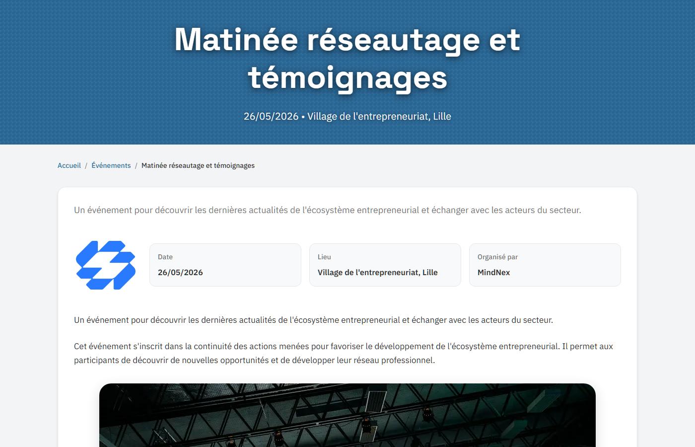 Calendrier événements Tissely